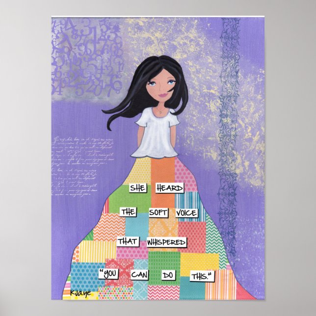 Póster You Can Do This - Art for Girls and Women (Frente)