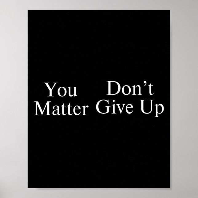 Póster You Don't Give Up  (Frente)