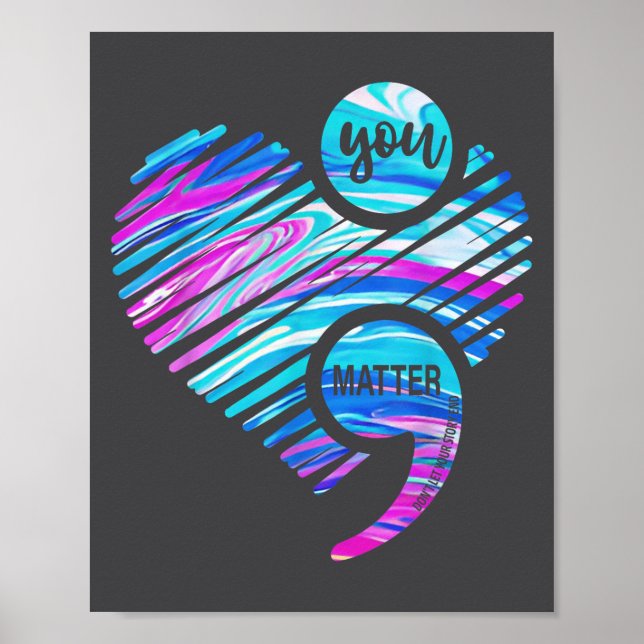 Póster You Don't Let Your Story End Suicide Prevention He (Frente)