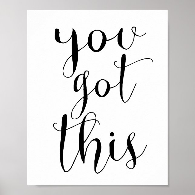 Póster You got this (Frente)
