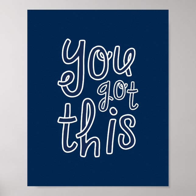 Póster You Got This, Cute Motivational (Frente)