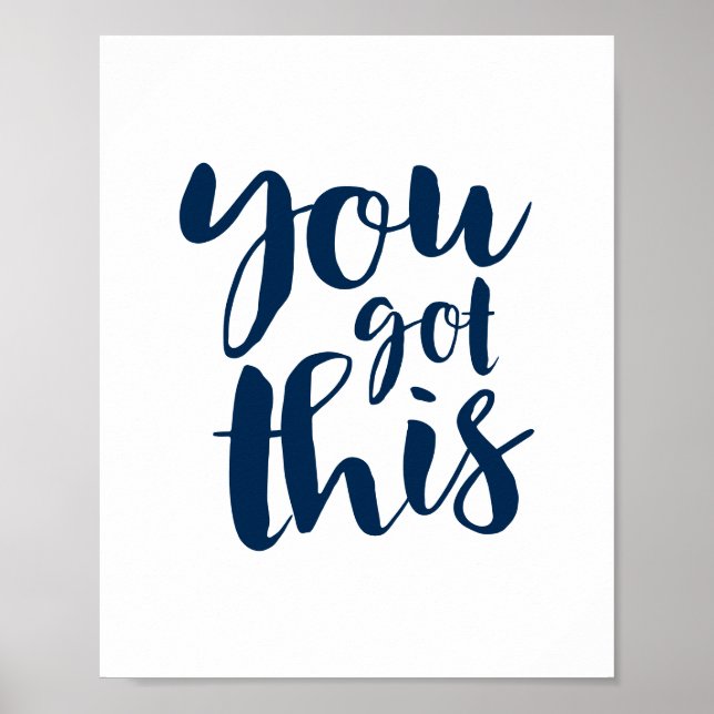 Póster You Got This, Motivational Quote Gallery Wall (Frente)