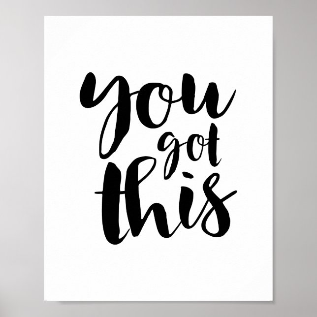Póster You Got This, Motivational Quote Gallery Wall (Frente)