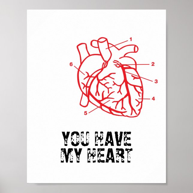 PÓSTER YOU HAVE MY HEART (Frente)