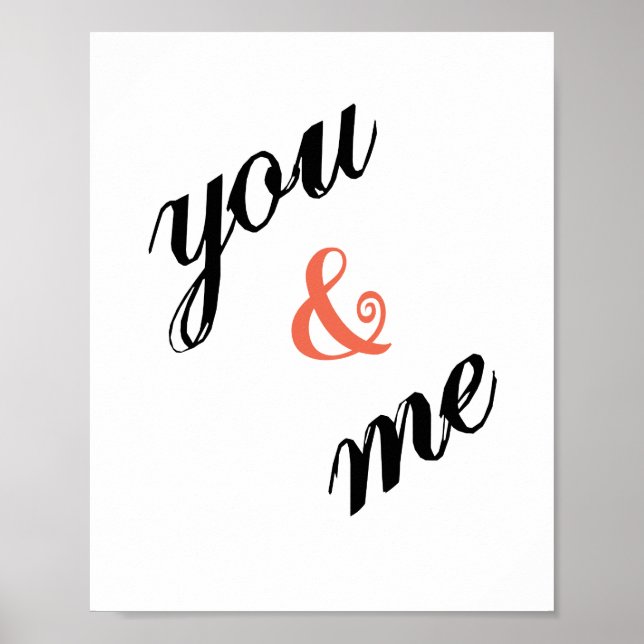 Póster You & Me Poster  (standard picture frame size) (Frente)