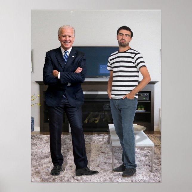 Póster You Met President Joe Biden | Add Your Photo (Frente)