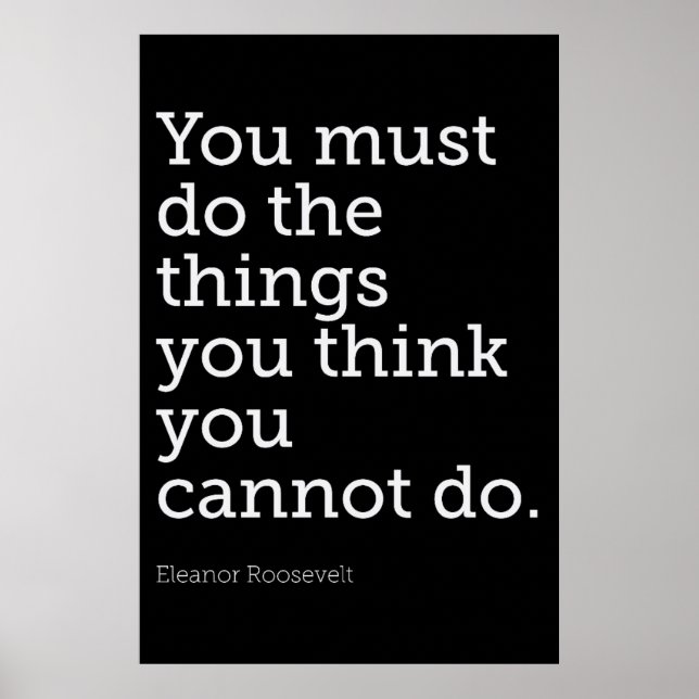 Póster You Must... (Frente)