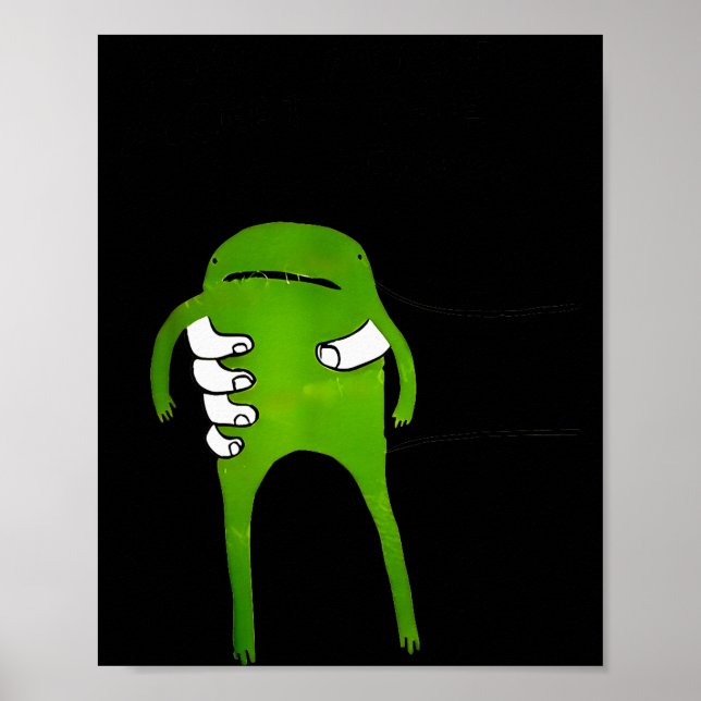 Póster You Must Accept The Frog Funny Meme  (Frente)