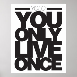 Póster You only live once