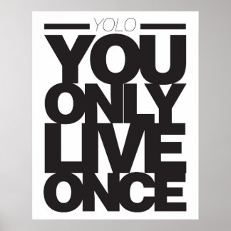 Póster You only live once