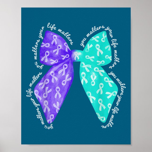 Póster You S Your Life S Suicide Prevention Awareness  (Frente)