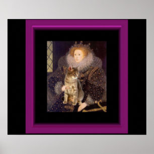 Póster Young Elizabeth I and Cat
