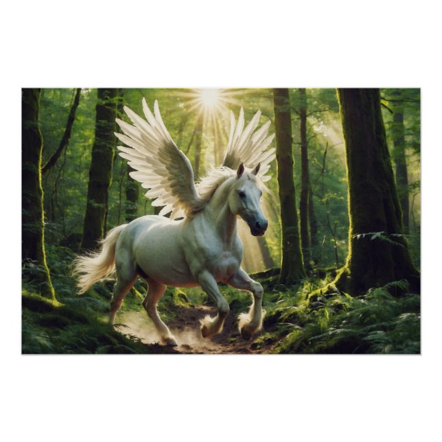 Póster Young Forest Pegasus (Anverso)