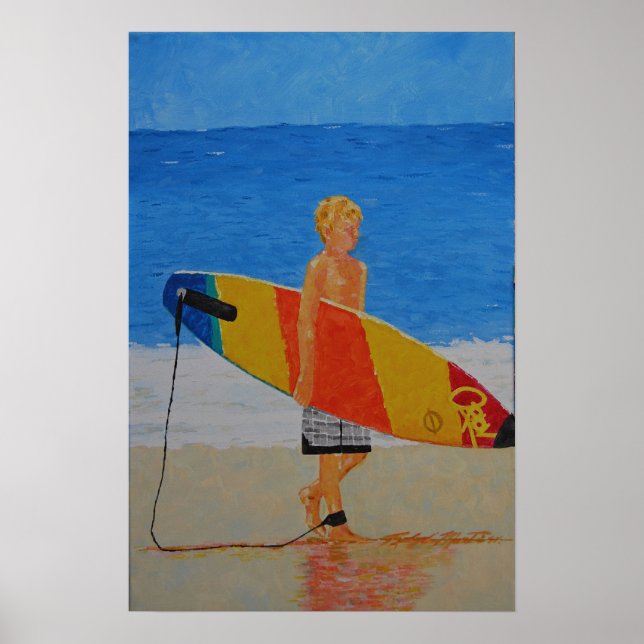 Póster Young Surfer (Frente)