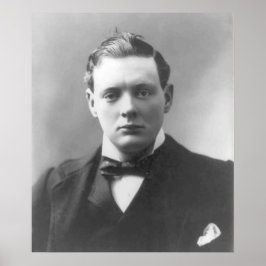 Póster Young Winston Churchill