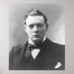 Póster Young Winston Churchill