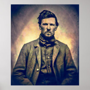 Póster Young Wyatt Earp c. 1870