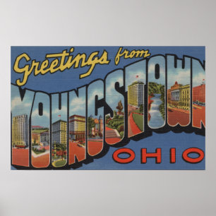 Póster Youngstown, Ohio - escenas grandes de la letra