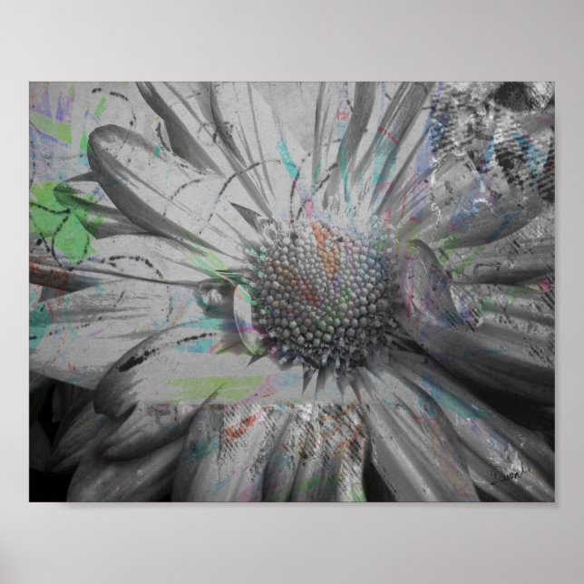 Póster "Your Daily Flower" 8 x 10 poster or download (Frente)