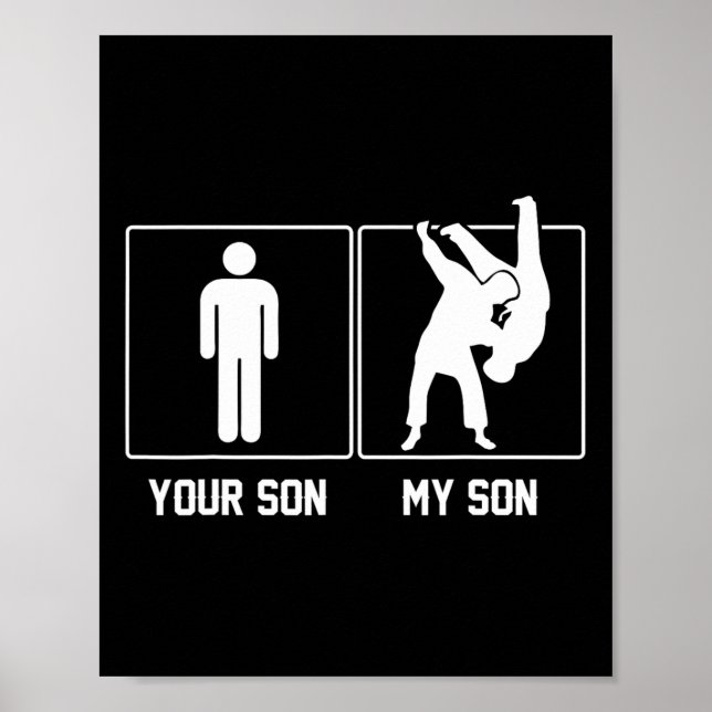 Póster Your Son My Son Judo Karate Proud  (Frente)