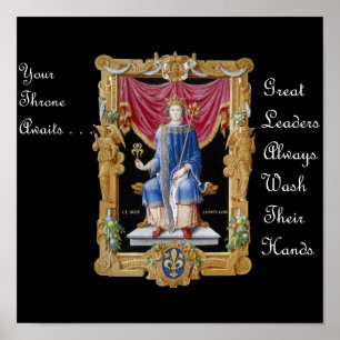 Póster Your Throne Awaits Bathroom Poster