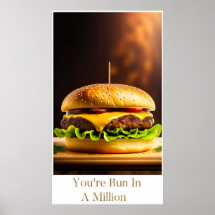 Póster You're Bun In A Million - Large Kitchen Poster