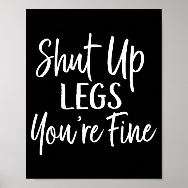 Póster You're Fine Shirt For Gym - Funny Workout  (Frente)