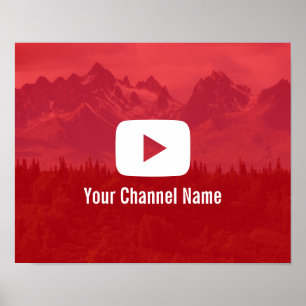 Póster Youtube Personalizado Photography Youtuber