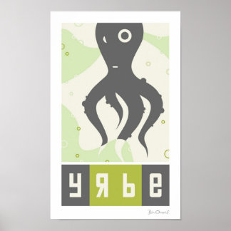 Póster Yrbe - Russian Inspired Animals Poster