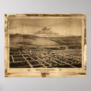 Póster Yreka, California (1884)