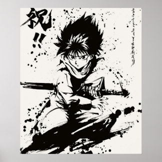 Póster Yu Yu Hakusho TShirtHiei yu hakusho