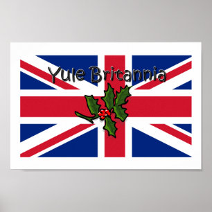 Póster Yule Britannia Holiday Poster