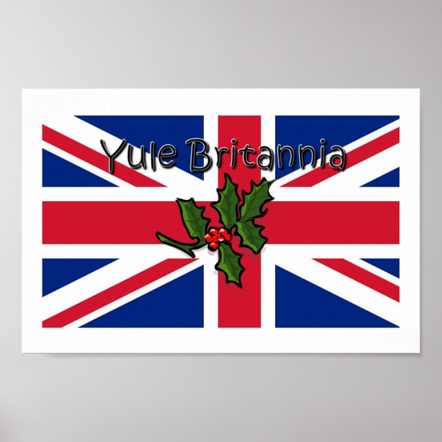 Póster Yule Britannia Holiday Poster (Frente)