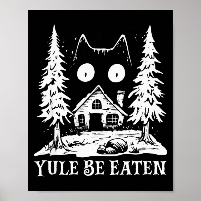 Póster Yule Cat For Men Women Girls Kids  (Frente)
