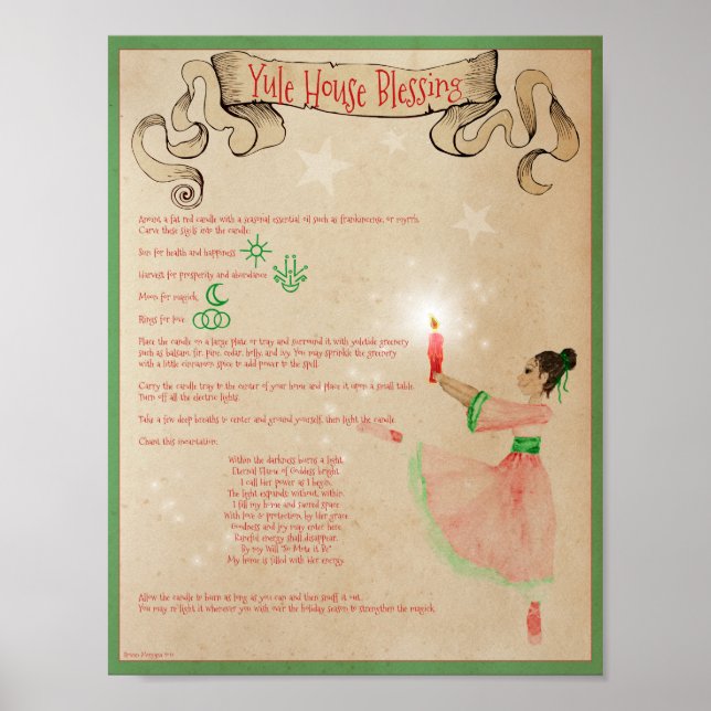 PÓSTER YULE HOUSE BLESSING (Frente)