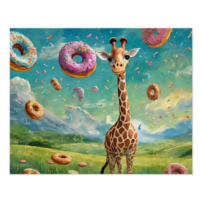 Póster Yummy - Amo a los donuts (Anverso)