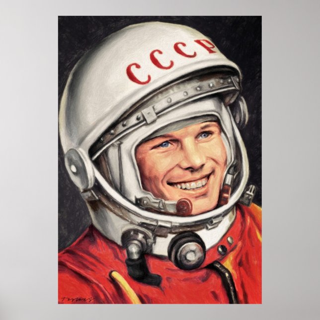 Póster Yuri Gagarin (Frente)