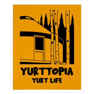 Póster Yurt Lifestyle Living