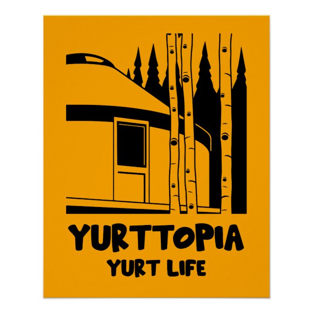 Póster Yurt Lifestyle Living (Anverso)