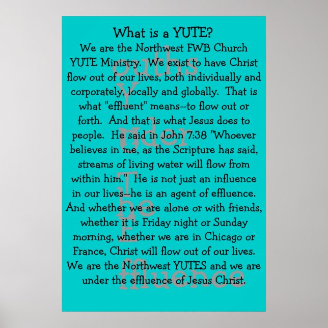 Póster Yute (Frente)