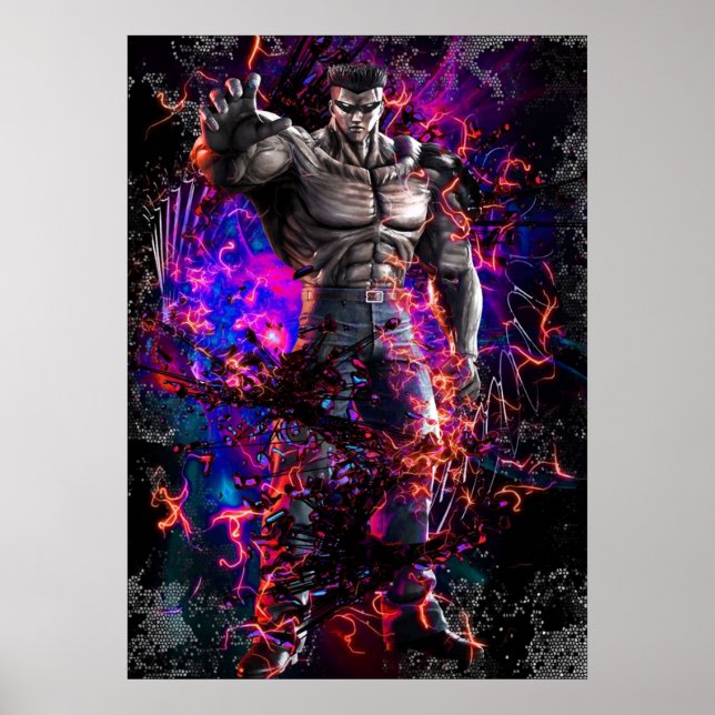 Póster Yuyu Hakusho toguro (Frente)