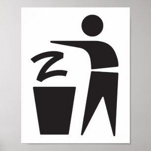 Póster Z a la basura (poster)