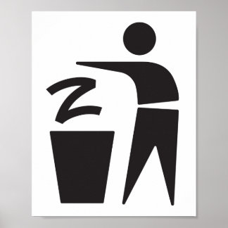 Póster Z a la basura (poster)