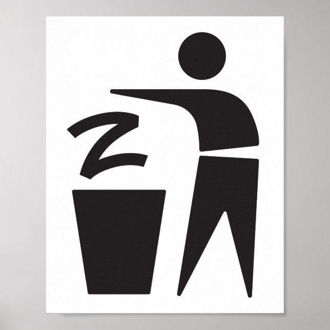 Póster Z a la basura (poster) (Frente)