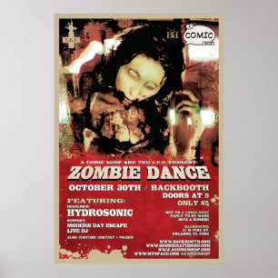 Póster Z.E.D. Danza del zombi