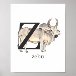 Póster Z para Zebu Poster