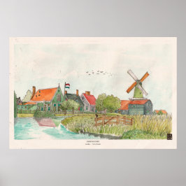 Póster Zaanse Schans Zaandam
