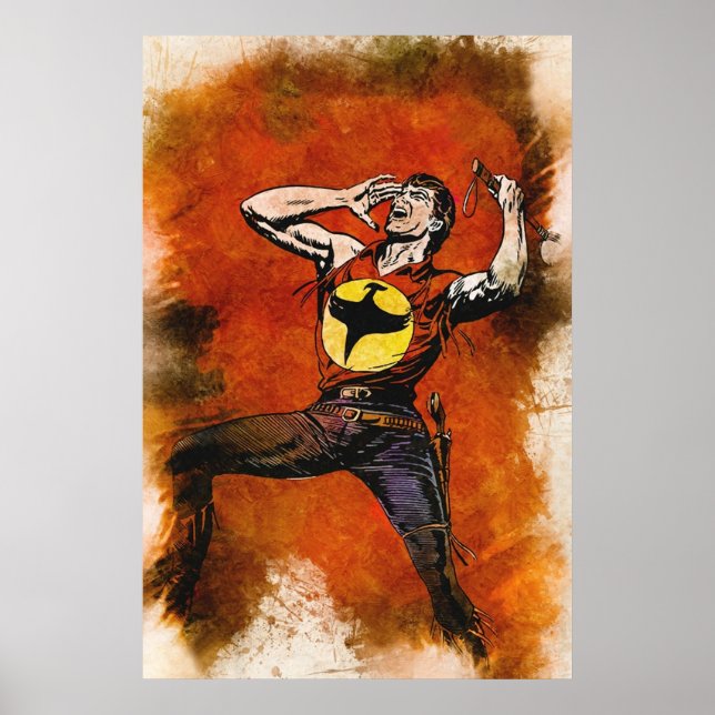 Póster ZAGOR Lo Spirito con la Scure Fan Art Personalizad (Frente)