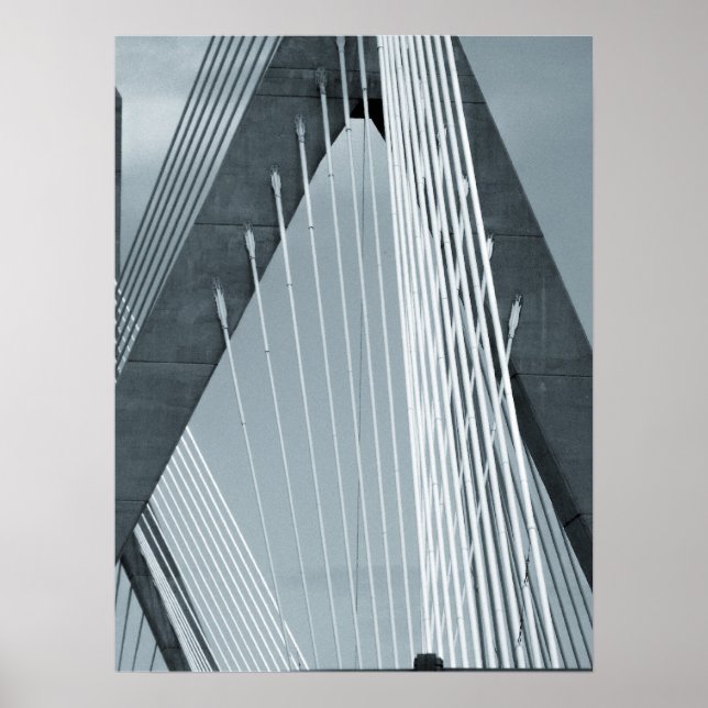 Póster Zakim Bridge Boston Poster (Frente)