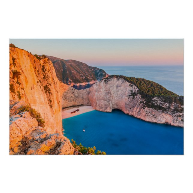 Póster Zakynthos, Grecia. (Anverso)